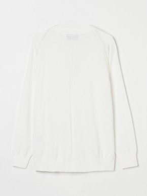 Men's 18G suvin mix vneck cardy 詳細画像