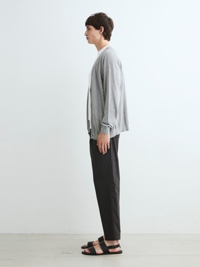 Men's 18G suvin mix vneck cardy 詳細画像