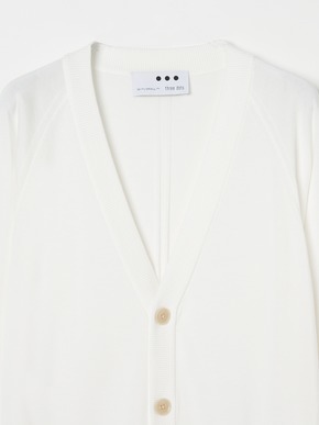 Men's 18G suvin mix vneck cardy 詳細画像