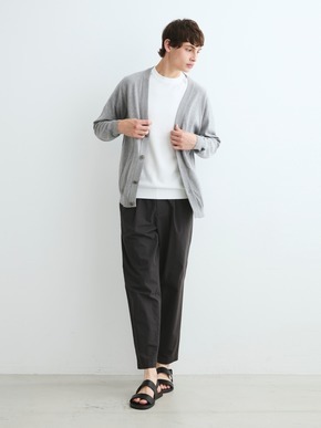 Men's 18G suvin mix vneck cardy 詳細画像