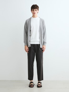 Men's 18G suvin mix vneck cardy 詳細画像