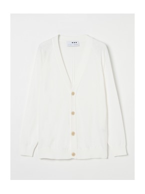 Men's 18G suvin mix vneck cardy 詳細画像