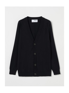 Men's 18G suvin mix vneck cardy 詳細画像