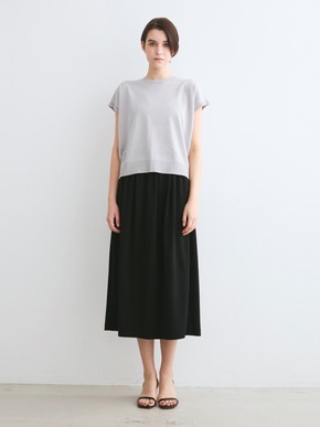 Washable cotton silk s/s top 詳細画像