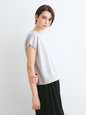 Washable cotton silk s/s top 詳細画像