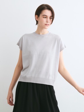 Washable cotton silk s/s top 詳細画像