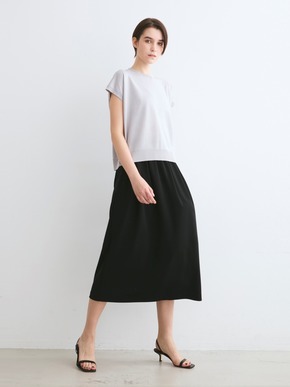 Washable cotton silk s/s top 詳細画像