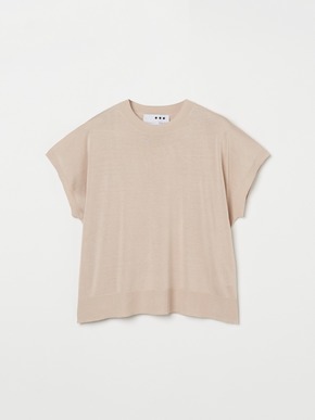 Washable cotton silk s/s top 詳細画像