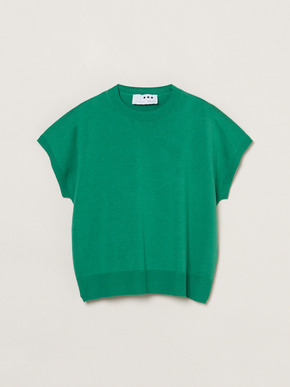 Washable cotton silk s/s top 詳細画像