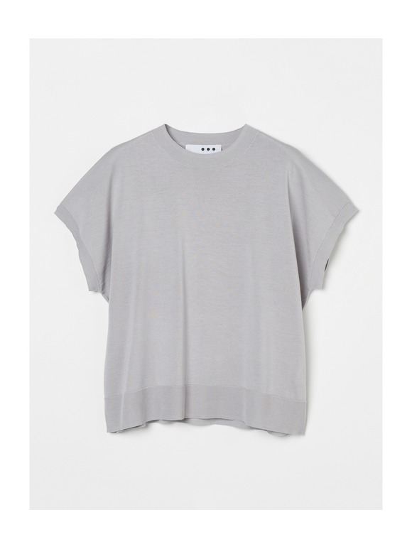 Washable cotton silk s/s top