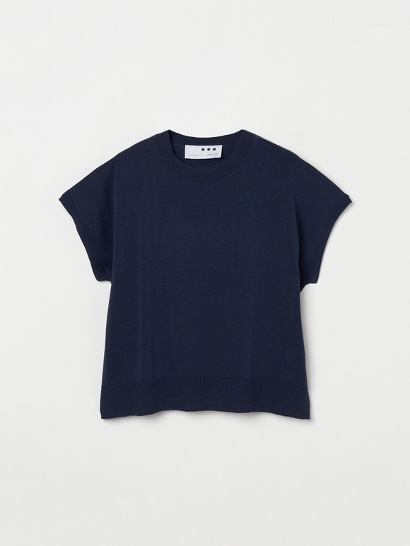 Washable cotton silk s/s top
