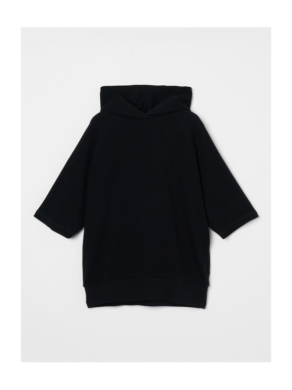 Souffle cotton hoody top