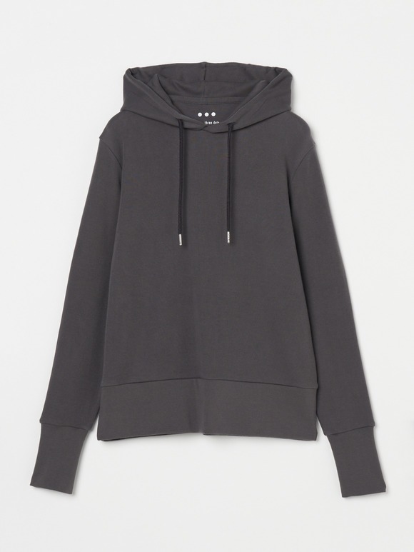 Soufflle cotton hooded top