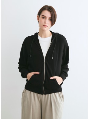 Souffle cotton zipup hoody 詳細画像