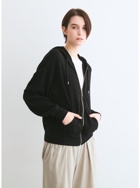 Souffle cotton zipup hoody 詳細画像