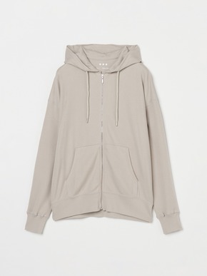 Souffle cotton zipup hoody 詳細画像