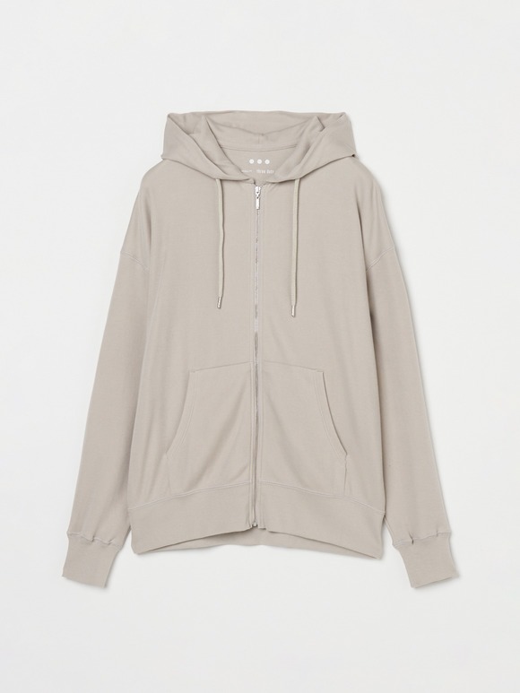 Souffle cotton zipup hoody