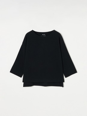 stretch ponte boatneck pullover 詳細画像