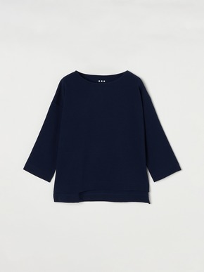 stretch ponte boatneck pullover 詳細画像