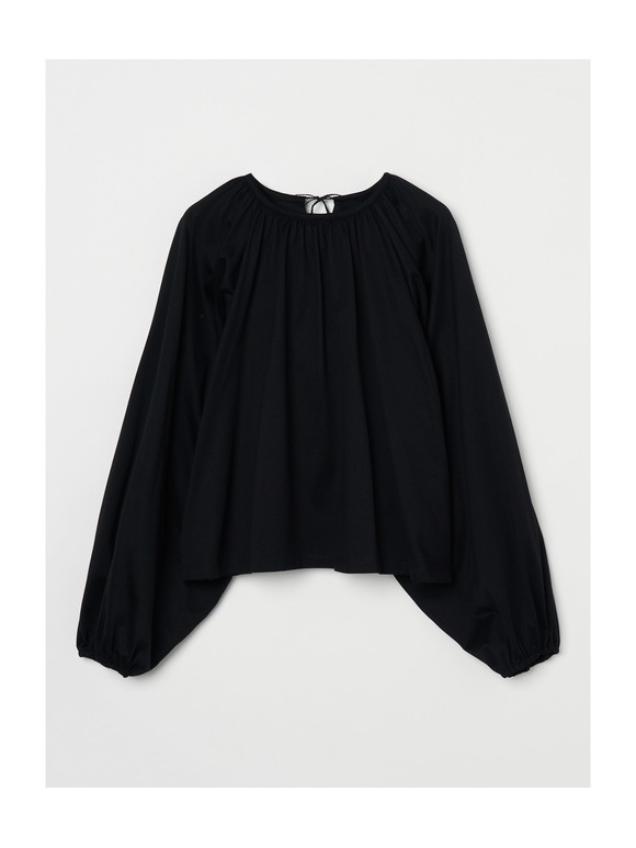 Deco t-shirt 2way gather cardigan