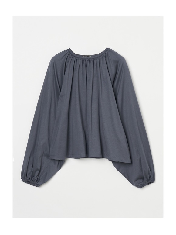 Deco t-shirt 2way gather cardigan