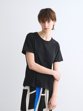 Powdery cotton s/s crew T 詳細画像