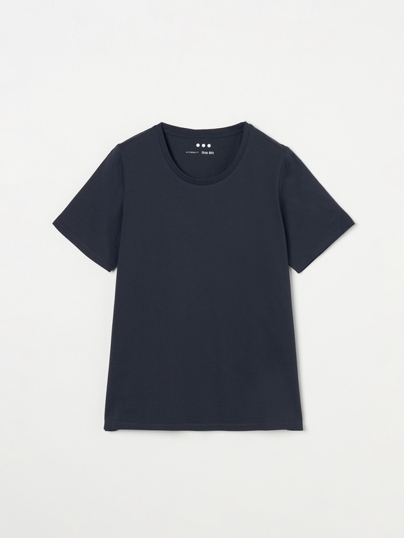 Powdery cotton s/s crew T