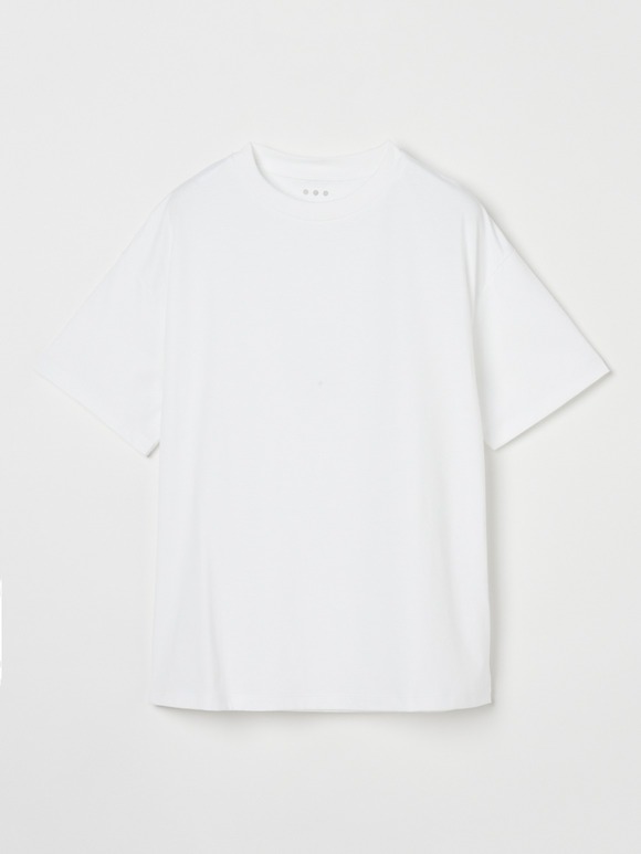 Powdery cotton loose tee