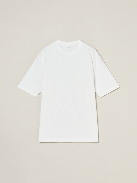 Men's powdery cotton s/s crew T