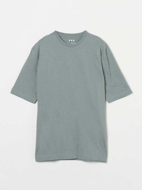 Men's powdery cotton s/s crew T