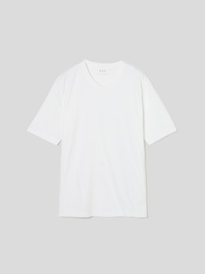 Men's powdery cotton s/s v neck T 詳細画像