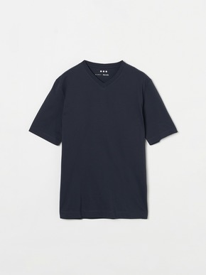 Men's powdery cotton s/s v neck T 詳細画像