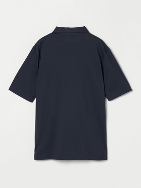 Men's powdery cotton skipper polo 詳細画像