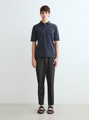 Men's powdery cotton skipper polo 詳細画像