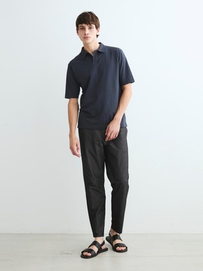 Men's powdery cotton skipper polo 詳細画像