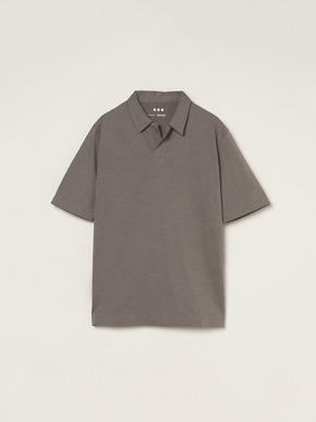 Men's powdery cotton skipper polo 詳細画像