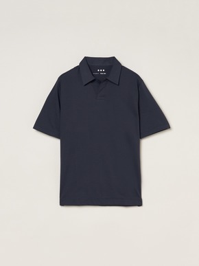Men's powdery cotton skipper polo 詳細画像
