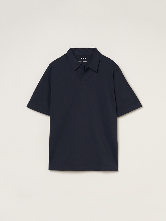 Men's powdery cotton skipper polo