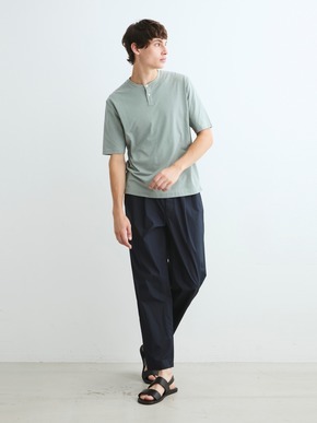 Men's powdery cotton s/s henley 詳細画像