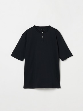 Men's powdery cotton s/s henley 詳細画像