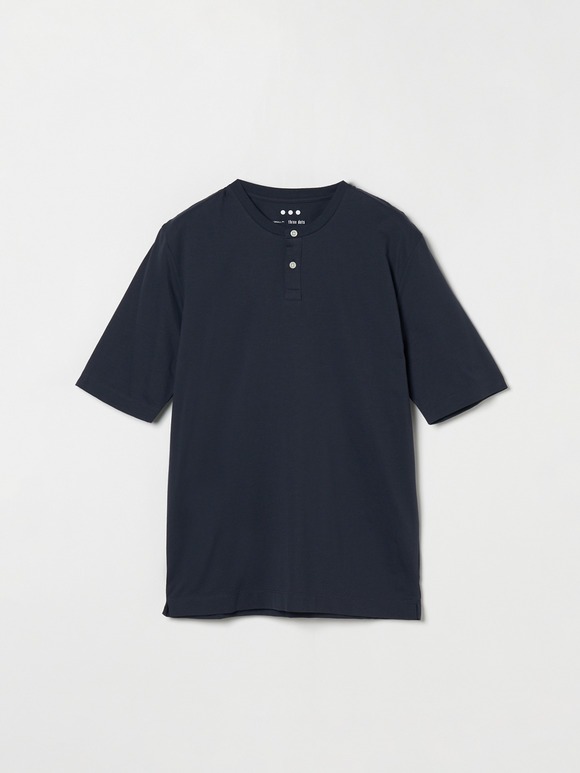 Men's powdery cotton s/s henley