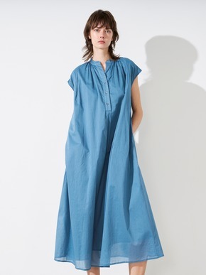 Cotton loan tuck dress 詳細画像