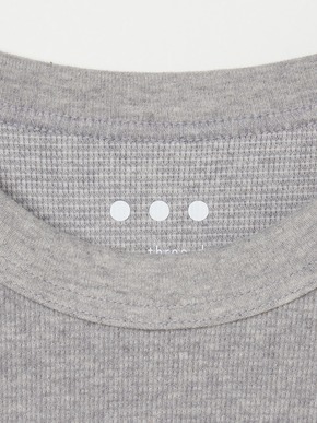 Men's supima bare waffle sweat 詳細画像