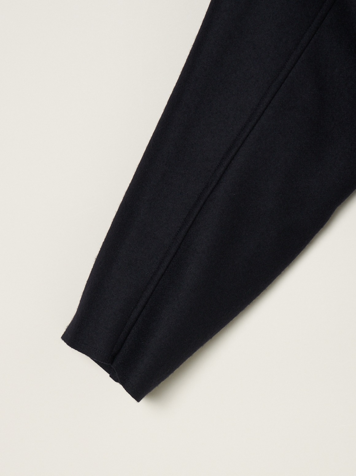 Unisex fine merino melton hoodie coat｜スリードッツ