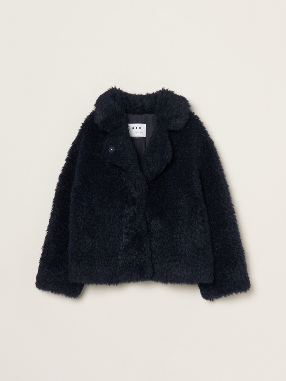 ecopel fur short coat