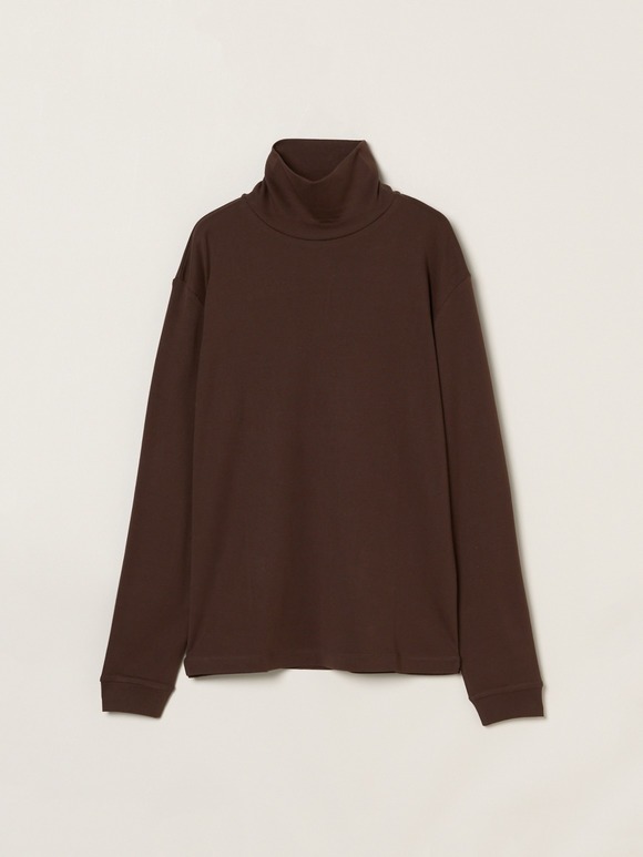Men's brushed rib l/s turtle neck