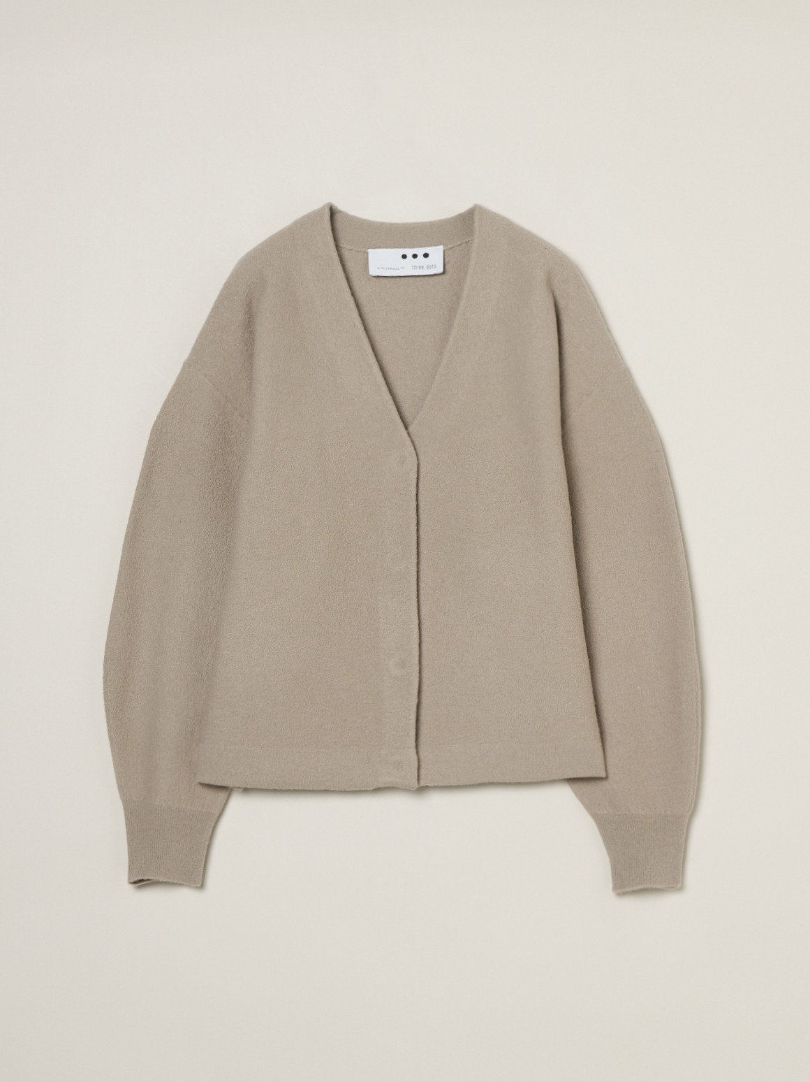 Felt sweater blouson cardigan｜スリードッツ オフィシャルオンライン 