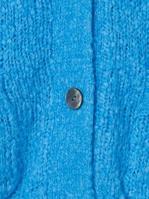Color shaggy pocket cardigan 詳細画像