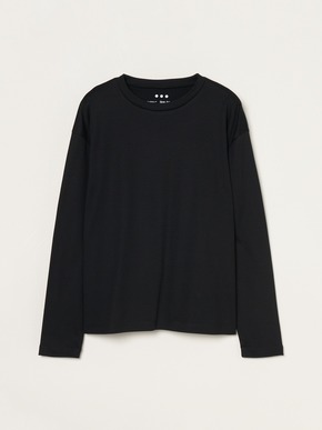 Silky cotton knit l/s tee 詳細画像