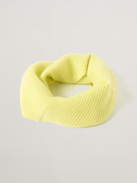 Holiday cashmere collar snood